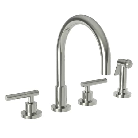 Newport Brass Kitchen Faucet With Side Spray in Polished Nickel 9911L-15